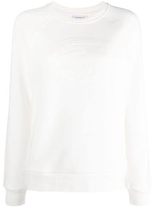 Lacoste sweat en coton biologique à logo brodé - Blanc