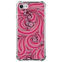 iPhone SE 2022/2020 | iPhone 8/7 Back Cover Swirl Pink - thumbnail