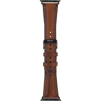 Senza Desire Leather Strap Apple Watch 38 / 40 mm cognac - LEASTR1001 Senza Desire Leather Strap Apple Watch 38 / 40 mm cognac - LEASTR1001
