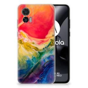 Hoesje maken Motorola Edge 30 Neo Watercolor Dark