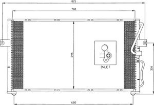 Condensor, airconditioning 35396