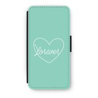 Forever heart pastel: iPhone 8 Flip Hoesje - thumbnail