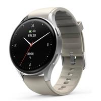 Hama Smartwatch 8900 GPS AMOLED 1.32 Zilver/Beige - thumbnail