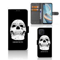 Telefoonhoesje met Naam OPPO Reno4 Z Skull Eyes