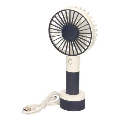Grijze draagbare USB hand ventilator met 3 snelheden   -