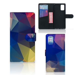 Samsung Galaxy A02s | M02s Book Case Polygon Dark