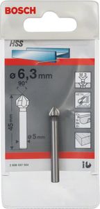 Bosch Accessories 2608597507 2608597507 Kegelverzinkboor 12.4 mm HSS Cilinderschacht 1 stuk(s)