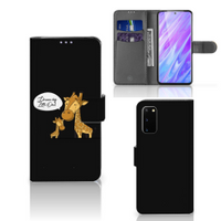 Samsung Galaxy S20 Leuk Hoesje Giraffe - thumbnail