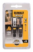 DeWalt Accessoires IMPACT Torsion 2xT20 50mm + 1"MagLock - DT70537T-QZ