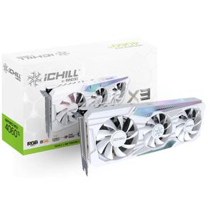 Inno 3D Nvidia GeForce RTX 4060 Ti Videokaart ICHILL X3 8 GB GDDR6-RAM PCIe x8 DisplayPort, HDMI NVIDIA G-Sync , Vulkan