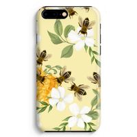 No flowers without bees: Volledig Geprint iPhone 7 Plus Hoesje - thumbnail