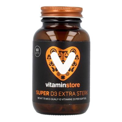 Super D3 Extra Sterk 75 mcg vitamine D Super D3 Extra Sterk 75 mcg vitamine D