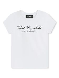 Karl Lagerfeld Kids t-shirt Hotel Karl en coton - Blanc