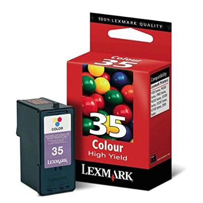 Lexmark 18C0035E 35XL inktcartridge driekleurig hoge capaciteit 21ml 450 pagina's