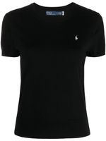 Polo Ralph Lauren t-shirt en maille à logo brodé - Noir