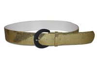 Gouden glitter riem 110 cm   -