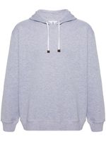 Brunello Cucinelli hoodie à effet chiné - Gris