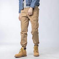 Voor heren Cargohosen Jogger Tactische broek Broek Elastische taille Meerdere zakken Effen Draagbaar Buiten Dagelijks KamperenWandelen Modieus Klassiek Zwart Khaki Lightinthebox