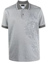 Billionaire polo à imprimé graphique - Gris