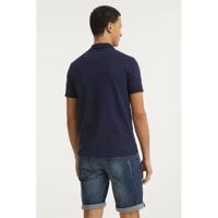 Redefined Rebel regular fit jeans short Oslo Destroy dark blue