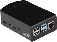 Joy-IT rb-alucasep4+06 SBC-behuizing geschikt voor (ontwikkelingskets): Raspberry Pi met bevestigingsla