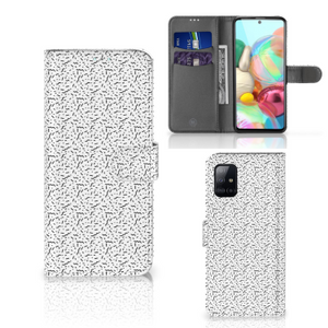 Samsung Galaxy A71 Telefoon Hoesje Stripes Dots