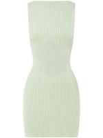 Anna Quan Geribbelde jurk - Beige