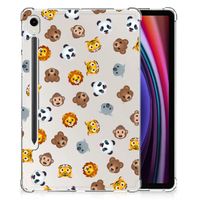 Hippe Hoes voor Samsung Galaxy Tab S9 Dieren Emojis