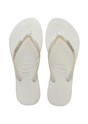 Havaianas Slim Sparkle white Wit 