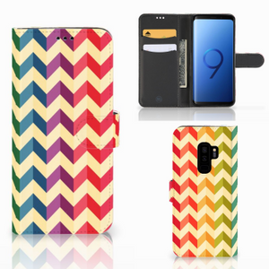 Samsung Galaxy S9 Plus Telefoon Hoesje Zigzag Multi Color