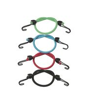 Masterlock Set of 4 mini bungees with metal hook 25cm - 3018EURDAT