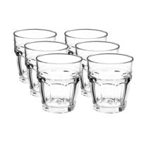 6x Drinkglazen/waterglazen Rock Bar 270 ml - Drinkglazen