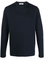 Jil Sander stretch-cotton T-shirt - Bleu