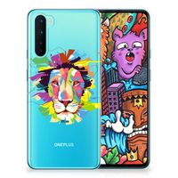 OnePlus Nord Telefoonhoesje met Naam Lion Color