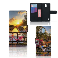 Nokia 1.3 Flip Cover Amsterdamse Grachten