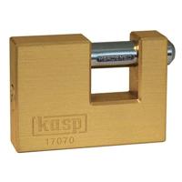 Kasp Mono Blokslot, messing, K17070D, 70 mm