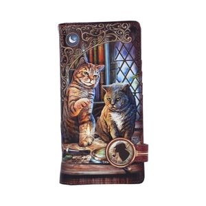 Nemesis Now - Purrlock Holmes Embossed Purse (LP) 18.5cm