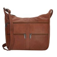 Beagles Leather Schoudertas Santa Lucia Cognac