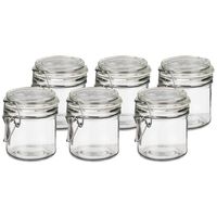 Weckpot/inmaakpot - 6x - Tarro - 250 ml - glas - met beugelsluiting - D11 x H10 cm - thumbnail