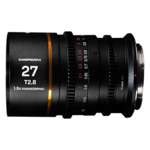 Laowa 27mm T2.8 1.5X S35 Nanomorph Cine Amber MFT-mount objectief