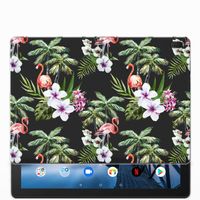 Lenovo Tab E10 Back Case Flamingo Palms - thumbnail