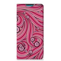 Samsung Galaxy A73 Bookcase Swirl Pink