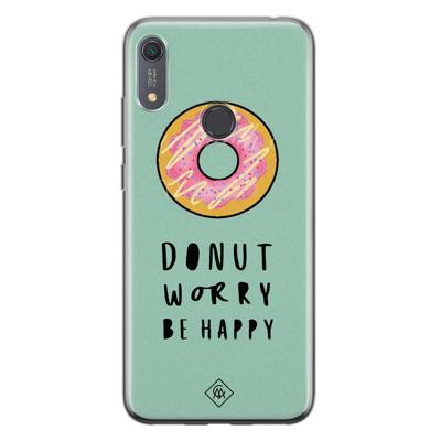 Huawei Y6 (2019) siliconen hoesje - Donut worry