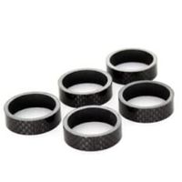 Spacers 28.6 mm 1-1/8 inch oversized 10 mm carbon 5 stuks 6500032