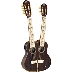 Ortega HYDRA-ZS double neck ukelele met gigbag