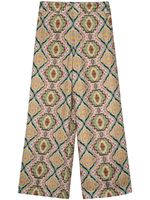 ETRO pantalon ample à fleurs - Jaune