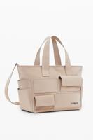 Shopper met meerdere vakken - WHITE - U