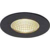 SLV 114420 Patta-I LED-inbouwlamp LED LED vast ingebouwd 12 W Zwart (mat)