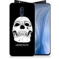Silicone Back Case OPPO Reno Skull Eyes