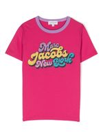 Marc Jacobs Kids t-shirt à logo pailleté - Rose